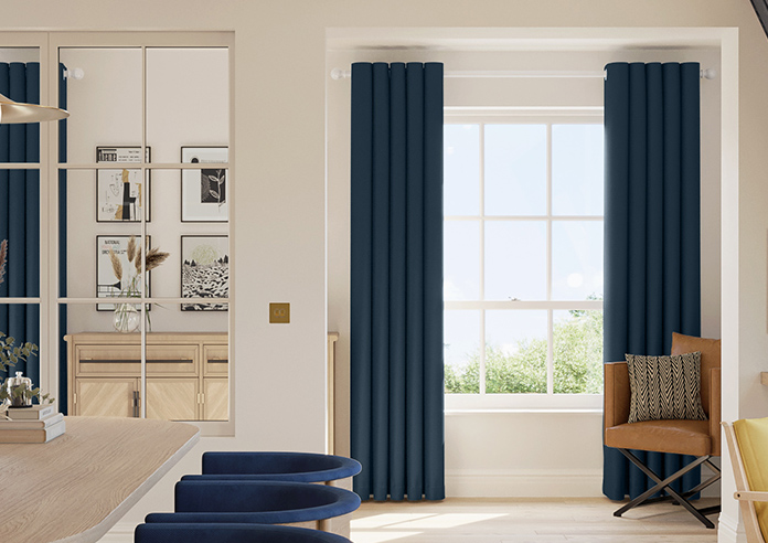 Hartford, Navy - Made to Measure Curtains - Image 3
